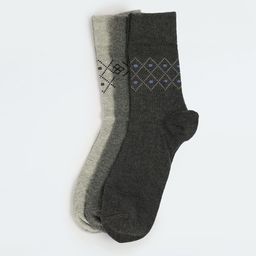max Men Pack Of 3 Patterned Above Ankle Length Socks-3