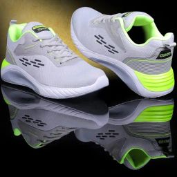 Asian Men's Grey Running Shoes-image-42