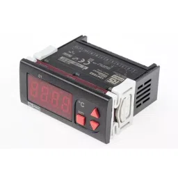 RS PRO Temperature Controller Panel Mount On/Off 77x35 mm 1 Input 24 V AC, 1241052-15