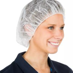 Axtry Non Woven Disposable Hair Net Cap B_CAP_WHITE_100-46