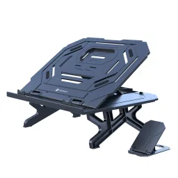 blue Portronics My Buddy Hexa 33: Portable Laptop Stand-16