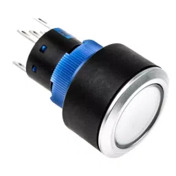 RS PRO Illuminated Push Button Switch Panel Mount 22.2 mm SPDT Blue LED 250 V AC, 1758904-picture-20