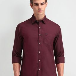 Arrow Sport Men Modern Slim Fit Opaque Casual Shirt-picture-39