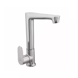 D&B BATHWARE IVANO Brass Chrome Finish Swan Neck Tap, DB-IVN3412-SN-20