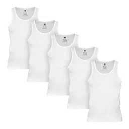XYXX White Vest - Pack of 5-image-14