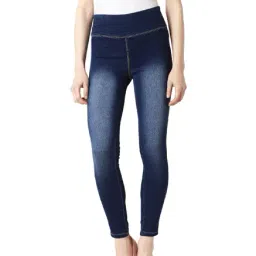 Miss Chase Navy Cotton Jeggings-image-72