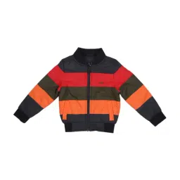 Allen Solly Junior Multicolored Striped Jacket-image-58