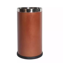 Grassland Open Top Dustbin Stainless Steel ‎Brown 14x24 inch 70 L, GSS1100-25