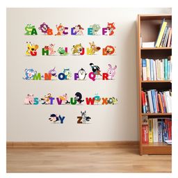 Wallstick Animals With Alphabets Wallsticker-20