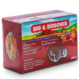 Kimon Toys - Dig & Discover - Dino Excavation - Box Pack-22