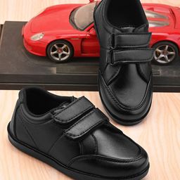Stefens Matte  Finished School Shoes - Black-image-6