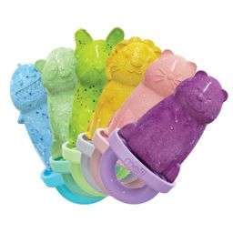 Melii 6 Piece Animal Ice Pops with Tray Multicolor-12