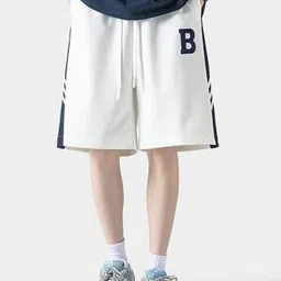 KPOP Men Typography Printed Regular FitShorts-picture-12