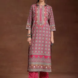 Libas Ethnic Motifs Printed Straight Kurta-image-28