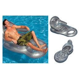 Intex 58866 Inflatable Lounge Chair Intex Floating Lounge Chair Intex Float- Silver image 3