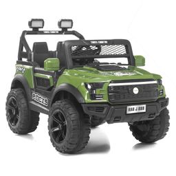 fab n funky ROCXY 4x4 Battery Operated Ride On Jeep with Music & LED Lights - Green image 3