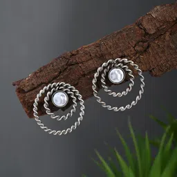 Anvik Contemporary Studs Earrings-13