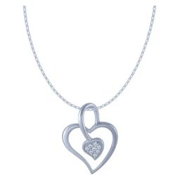 P.C. Chandra Jewellers 14 kt Gold & Diamond Pendant without Chain-image-68