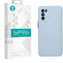 Sprig Liquid Silicone Back Cover for Motorola G82 5G (Blue)-image-100