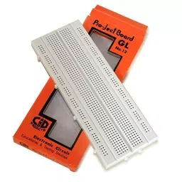 KP 840 Points Solderless Breadboard for Circuit Testing Nickel Plated White, syma47-27