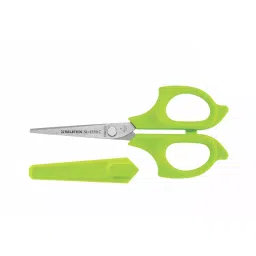 MUNIX 127 mm Pointed Tip Stainless Steel Scissor Assorted with Safety Cover, SL-1550C-image-90