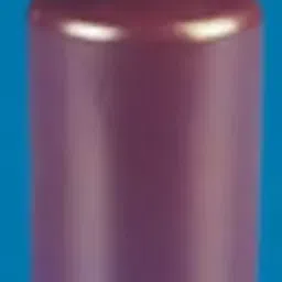 Tarson 1000 ml HDPE Amber Wide Mouth Sterile Bottle 581350S-35