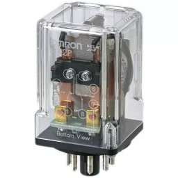 Omron Small Power Relay AC 24 V, MK2P AC24 image 2