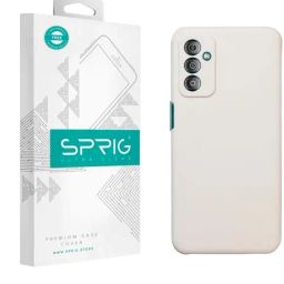 Sprig Liquid Silicone Back Cover for Samsung Galaxy M23 5G (White)-23