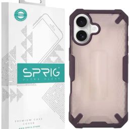 Sprig Back Cover for iPhone 16 Plus (Purple)-13