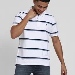 American Eagle White Cotton Regular fit Stripes Shirt-picture-21
