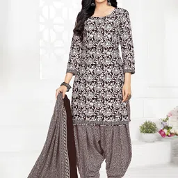 SALWAR STUDIO Printed Pure Cotton Unstitched Dress Material-image-71