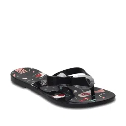Zaxy Women's Formas De Amar Black & Silver  Flip Flops-picture-18