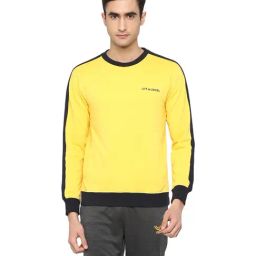 OFF LIMITS Yellow Solid Full Sleeves Sweatshirt-image-69
