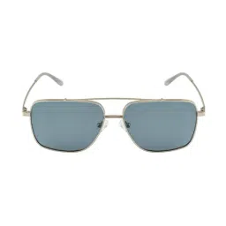 Opium Blue Rectangular Polarized Sunglasses for Men-picture-5