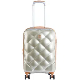 It luggage St. Tropaz Silver Textured Small Hard Cabin Trolley-image-42