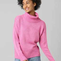Only Pink Regular Fit Pullover-image-24