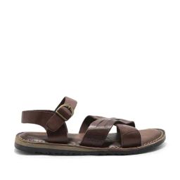 Woods Men's Brown Ankle Strap Sandals-image-58