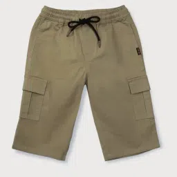 Gini & Jony Kids Khaki Cotton Regular Fit Bermudas-image-34