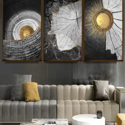 The Art House Abstract Multicolor Canvas Wall Painting-16