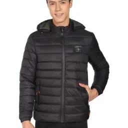 U.S. Polo Assn. Black Regular Fit Quilted Hooded Jackets-picture-41