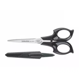 MUNIX 169 mm Pointed Tip Stainless Steel Scissor Assorted with Safety Cover, GL-2568C-image-87