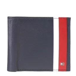 Tommy Hilfiger Navy Casual Leather Bi-Fold Wallet-11