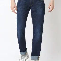 Spykar Dark Blue Comfort Fit Jeans-picture-24