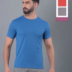 Force NXT Multicolored Regular Fit Sports T-Shirt - Pack Of 3-image-77