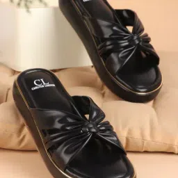 Carlton London Women's Black Casual Sandals-picture-18