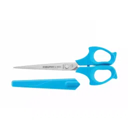 MUNIX 184 mm Pointed Tip Stainless Steel Scissor Assorted with Safety Cover, SL-1573C-image-89