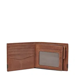 Fossil Quinn Brown Leather Casual Bi-Fold Wallet for Men image 3