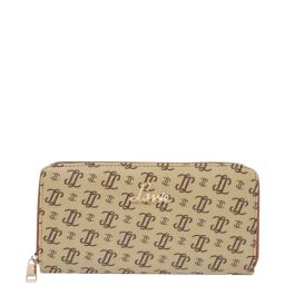 Lavie Taupe Logo Zip Around Wallet for Women-18