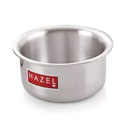 HAZEL Silver Aluminium Tope Patila Flat Bottom Boiling Vessels 6 L-image-55