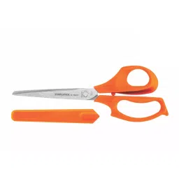 MUNIX 212 mm One Rounded & Other Pointed Tip Stainless Steel Scissor Assorted with Safety Cover, SL-1583C-image-94